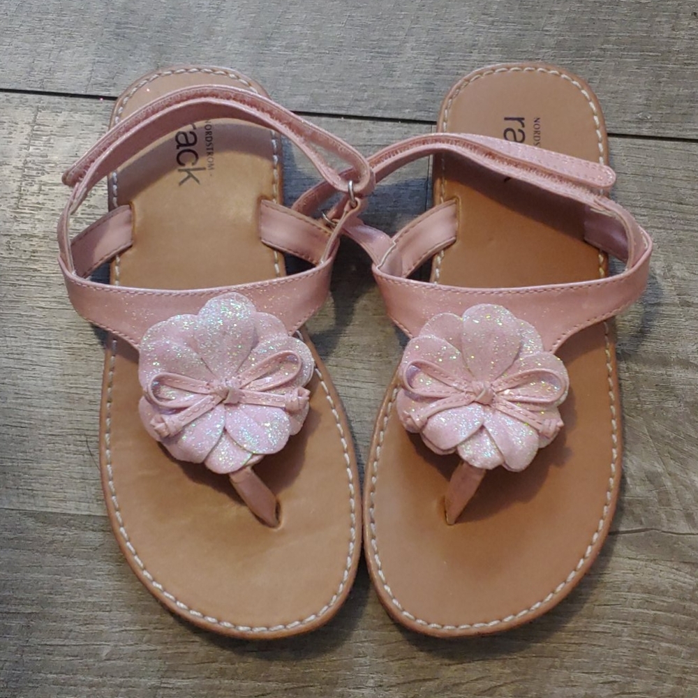 Girls size 12 little girls Pink sandals